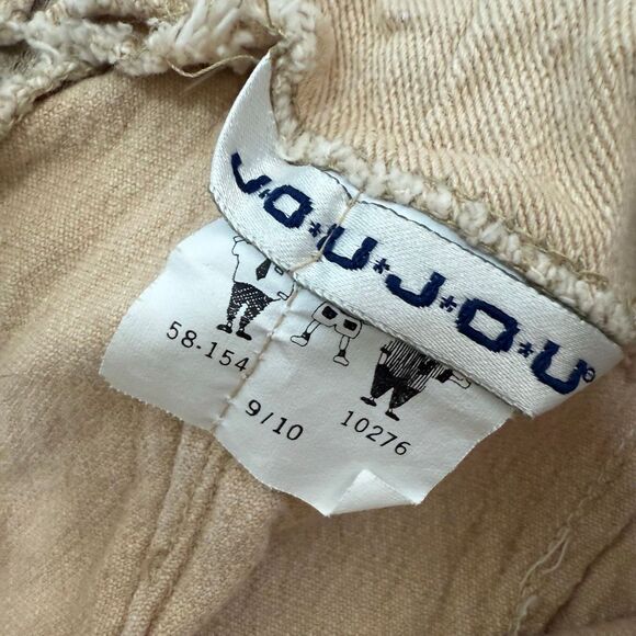 Jou Jou Tan Denim Capri Pants Straight Leg Pedal Pusher Small - Picture 3 of 7